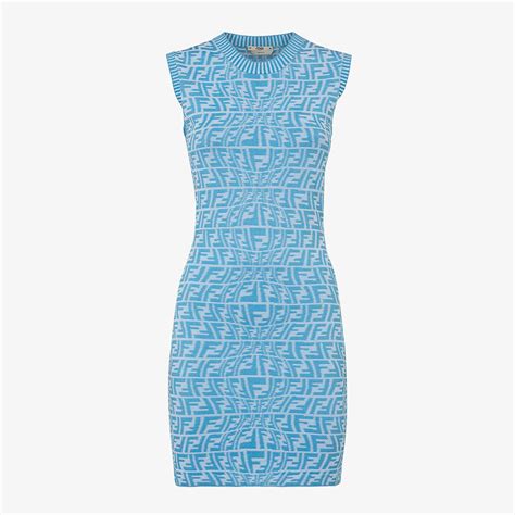 fendi blue viscose dress|Viscose Fendi Dresses for Women .